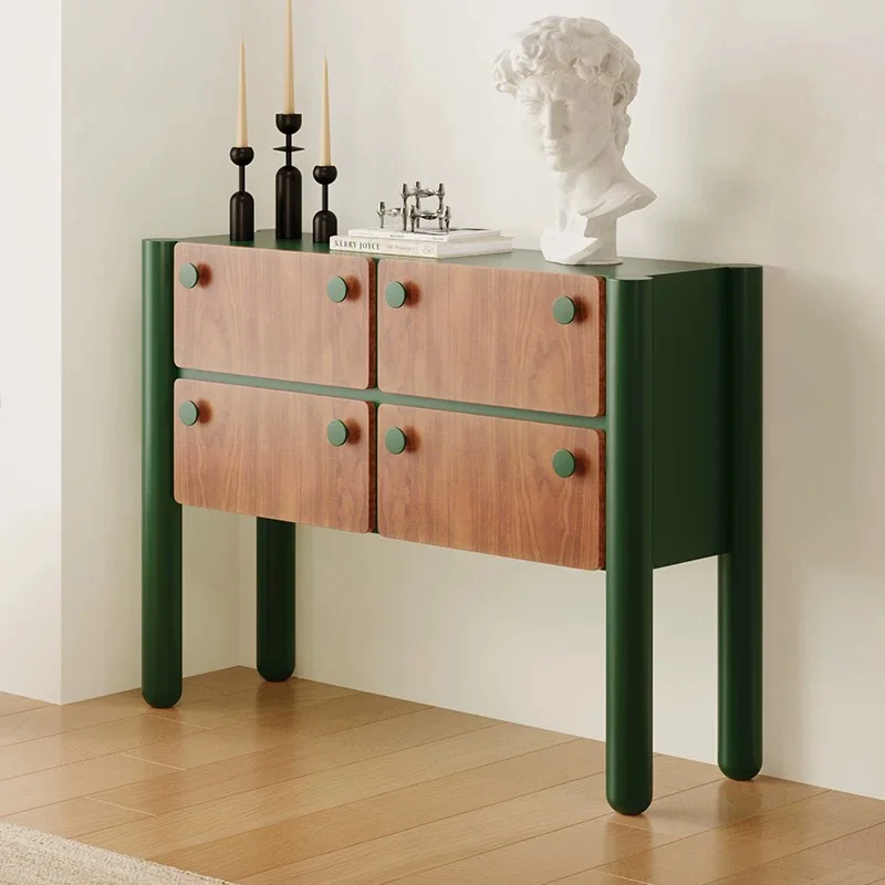 

French antique chest cabinet designer creative locker, porch cabinet foyer