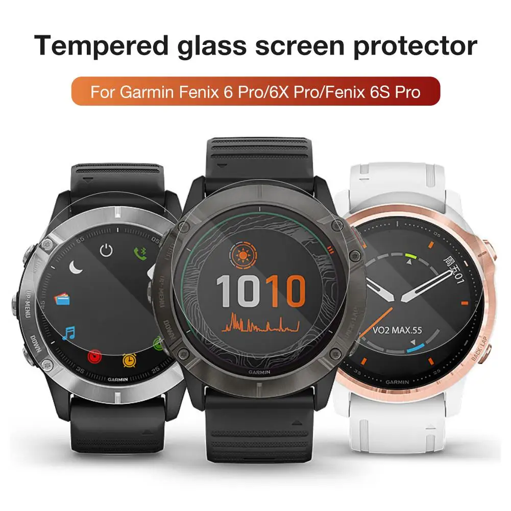 9H Premium Tempered Glass For Garmin Fenix 7 7S 7X 6 6S 6X Pro 5S 5 Plus Smart Watch Screen Protector HD Film For Fenix 7 7S 7X