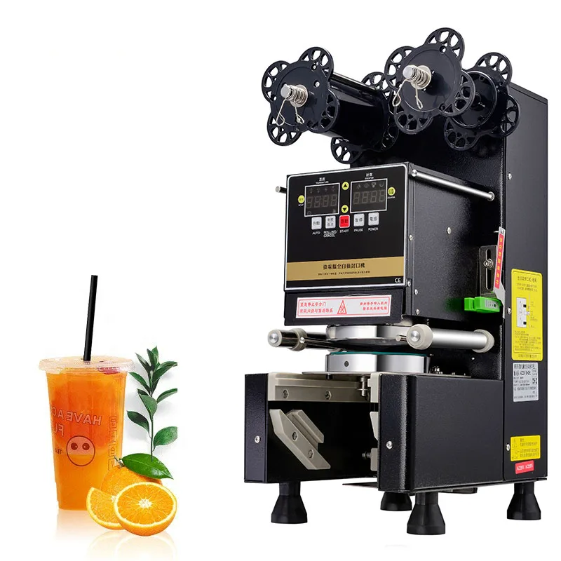 

Hand Operate Auto Pet Milk Tea Equipment Bubble Tea Cup Sealing Machine Mechanism