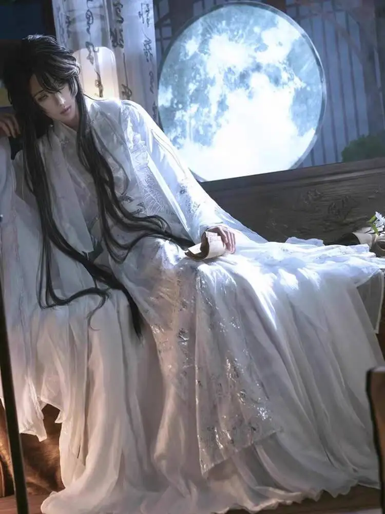 

Xianqing Wuxingxue Chu Wan Ning Косплей Костюм Сказочный Стиль Универсальные Короткие Драматические Древние Костюмы Представление Hanfu