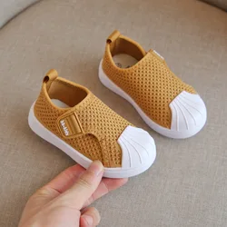 Baby Fashion Casual Shoes Girls Sneakers Breathable Soft Botton Non-Slip Boys Shoes 1-6 Years Old Kids Walking Shoes