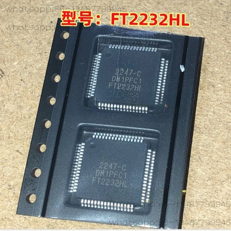 

New Imported FT2232HL FT2232H FT2232 SMD LQFP-64 USB To Serial Chip