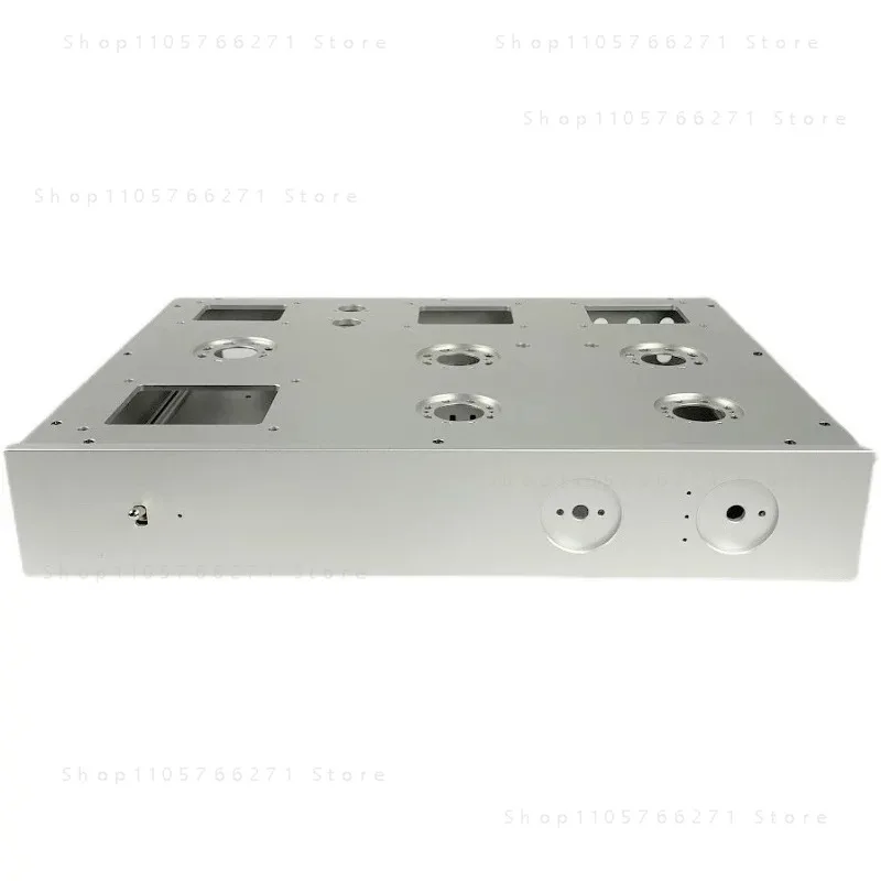For Tube Amplifier Upgrade Custom Preamp Poweramp 300B Single End Chassis Kit Full Aluminum Matte Case