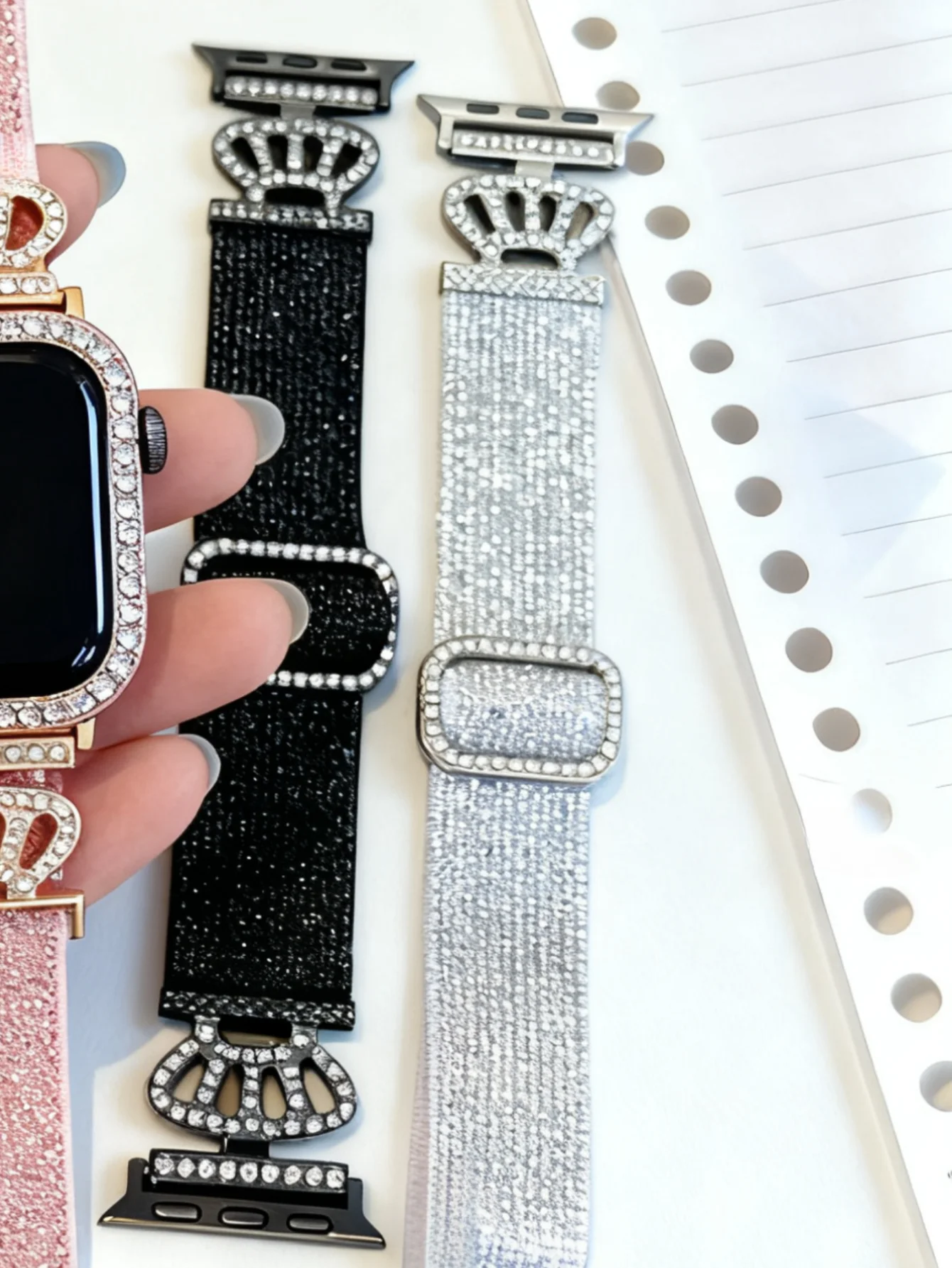 لينة النايلون مشبك حزام ساعة اليد ل سوار ساعة يد أبل الترا 46 44 45 40 مللي متر 42 مللي متر ل iWatch سلسلة 11 10 9 8 7 6 5 4 SE 3 فتاة النساء