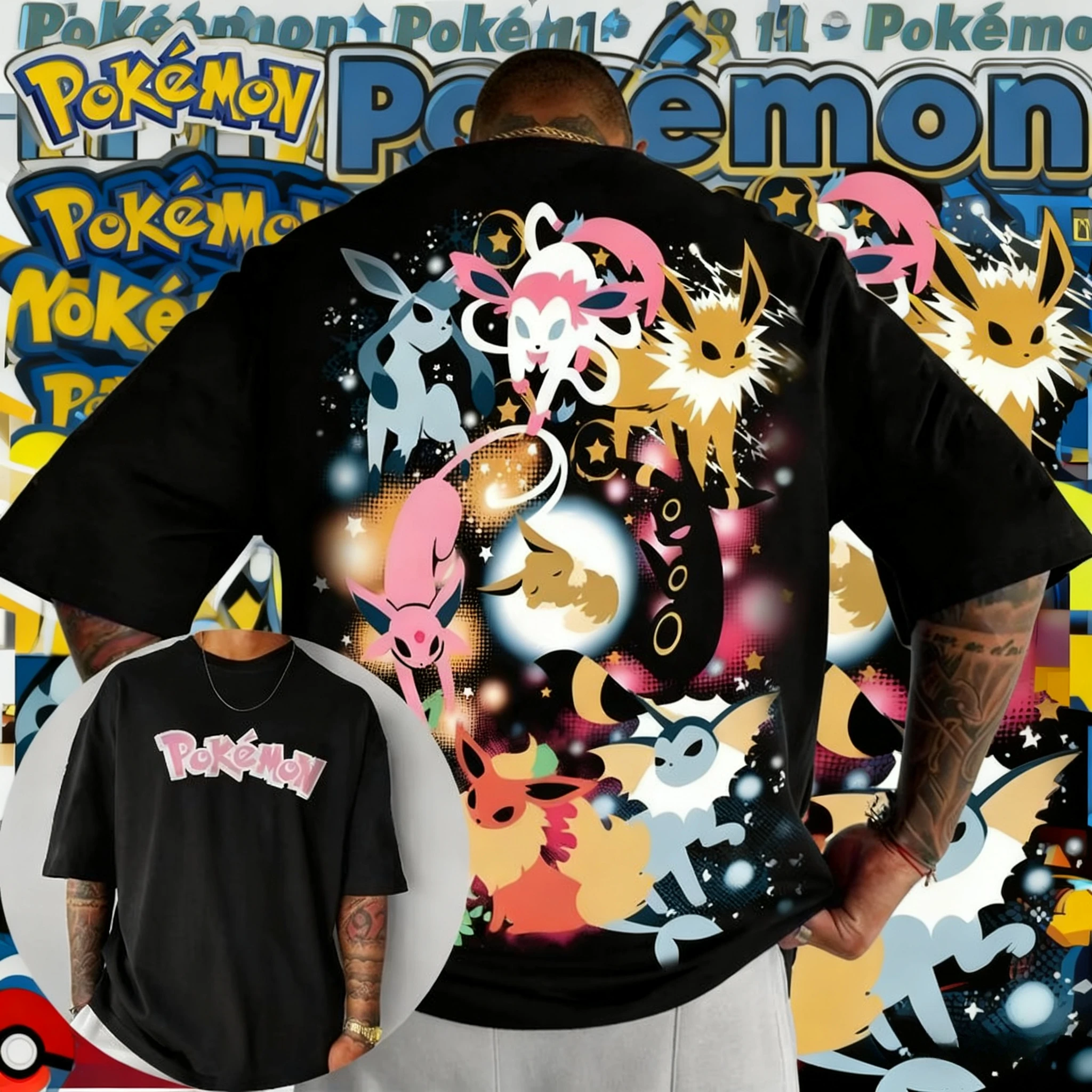 Poleras De Eevee - AliExpress, image size:2048x2048
