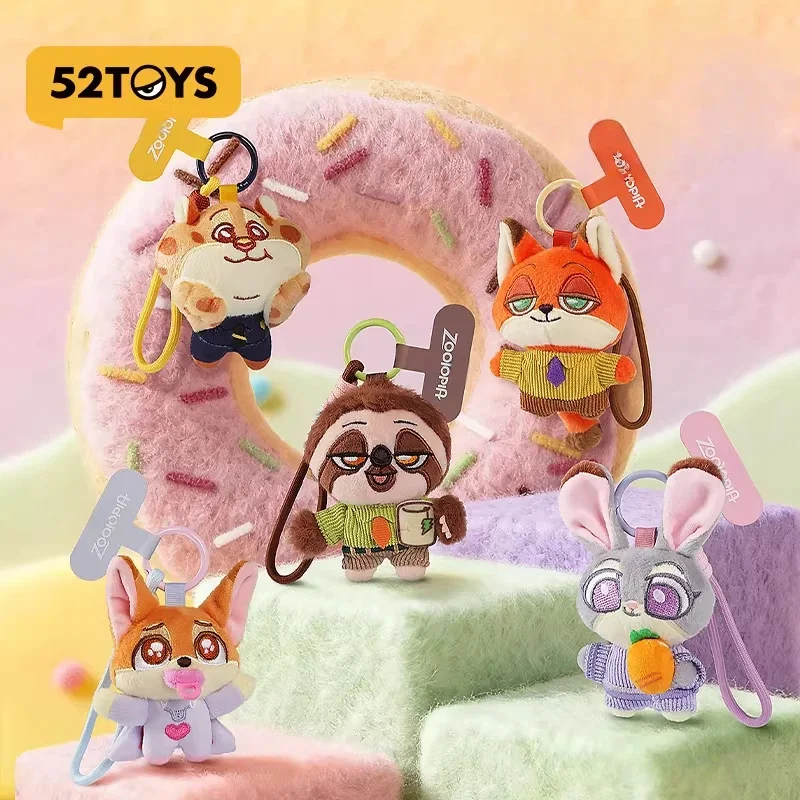 

Подвеска-сюрприз 52toys Crazy Animal City: Аниме-персонажи, украшение для дома, подвеска для рюкзака, подарок друзьям на день рождения