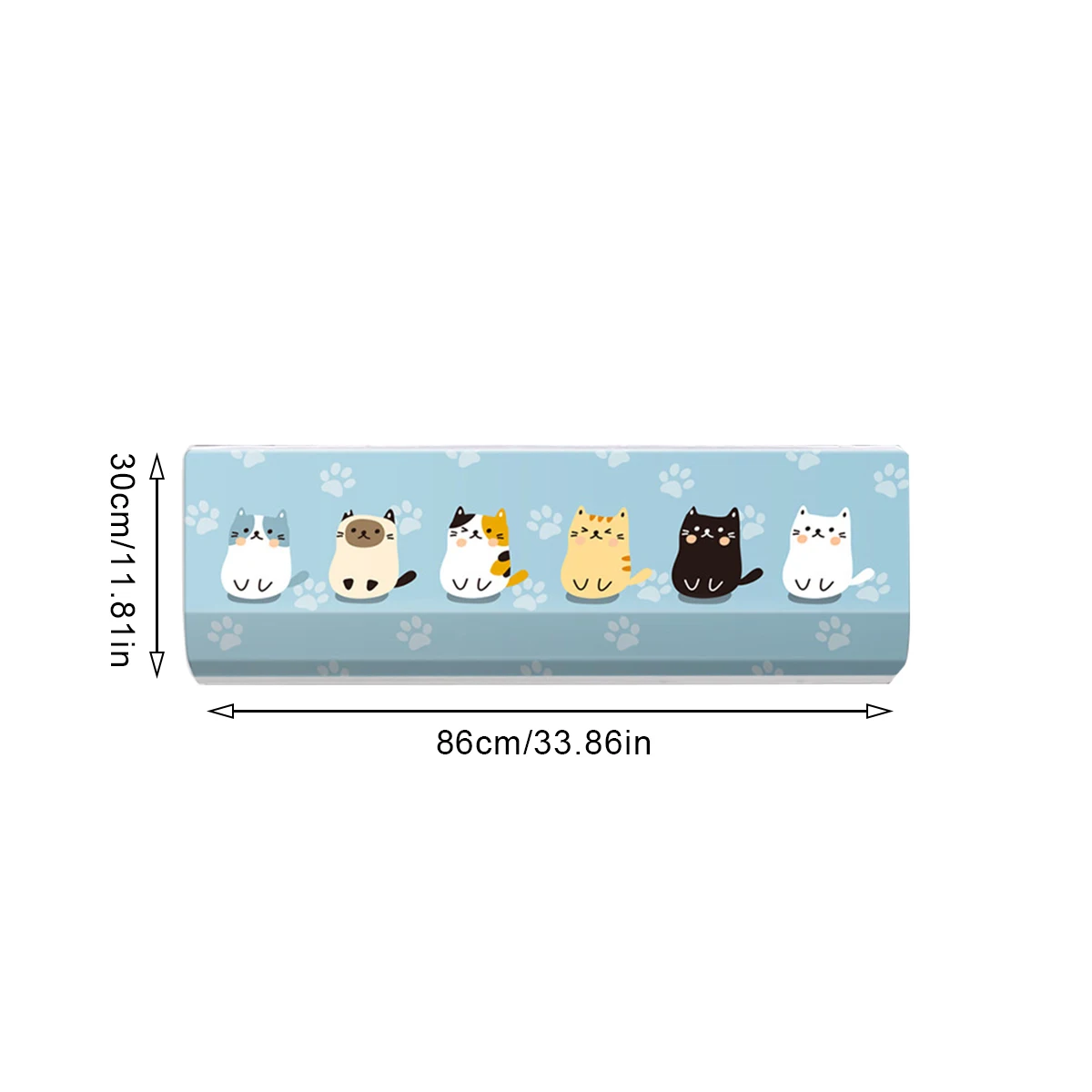 Cute Air Conditioner Dust Cover 1.5HP Suspended Air Conditioner Cover 2P Air Conditioner Cleaning Cover