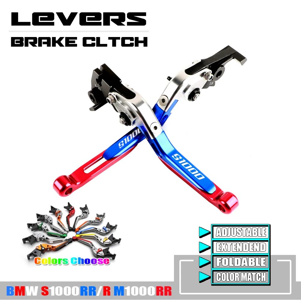 

Motorcycle CNC Adjustable Folding Extendable Brake Clutch Levers for BMW S1000RR S1000R HP4 S1000 RR/R 2009-2018