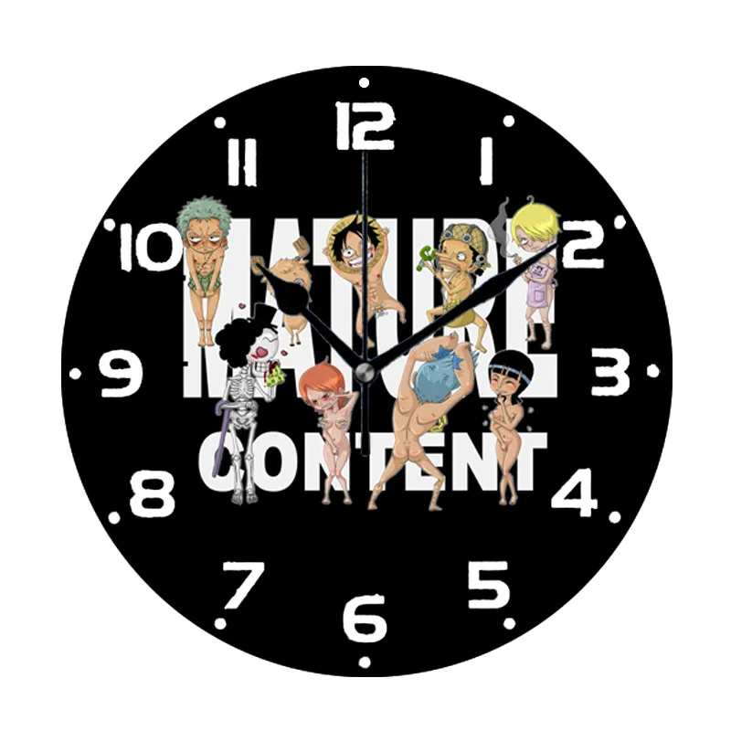 Cool Anime One Piece Poster Wall Clock Watch Big Modern Chopper