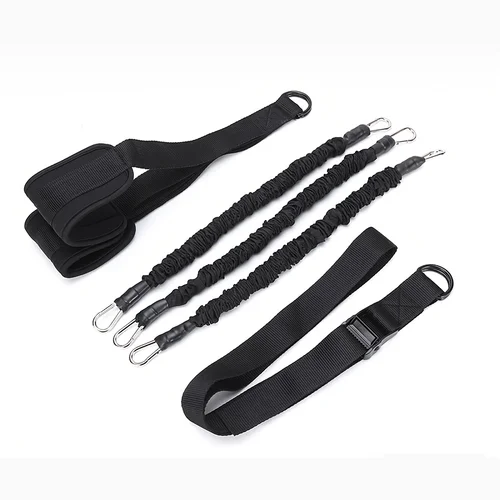 Imagen 2 del producto Juego de bandas de asistencia para dominadas, banda de resistencia resistente para barra de dominadas, peso/tamaño ajustable con pies dobles SBR/repos de rodilla