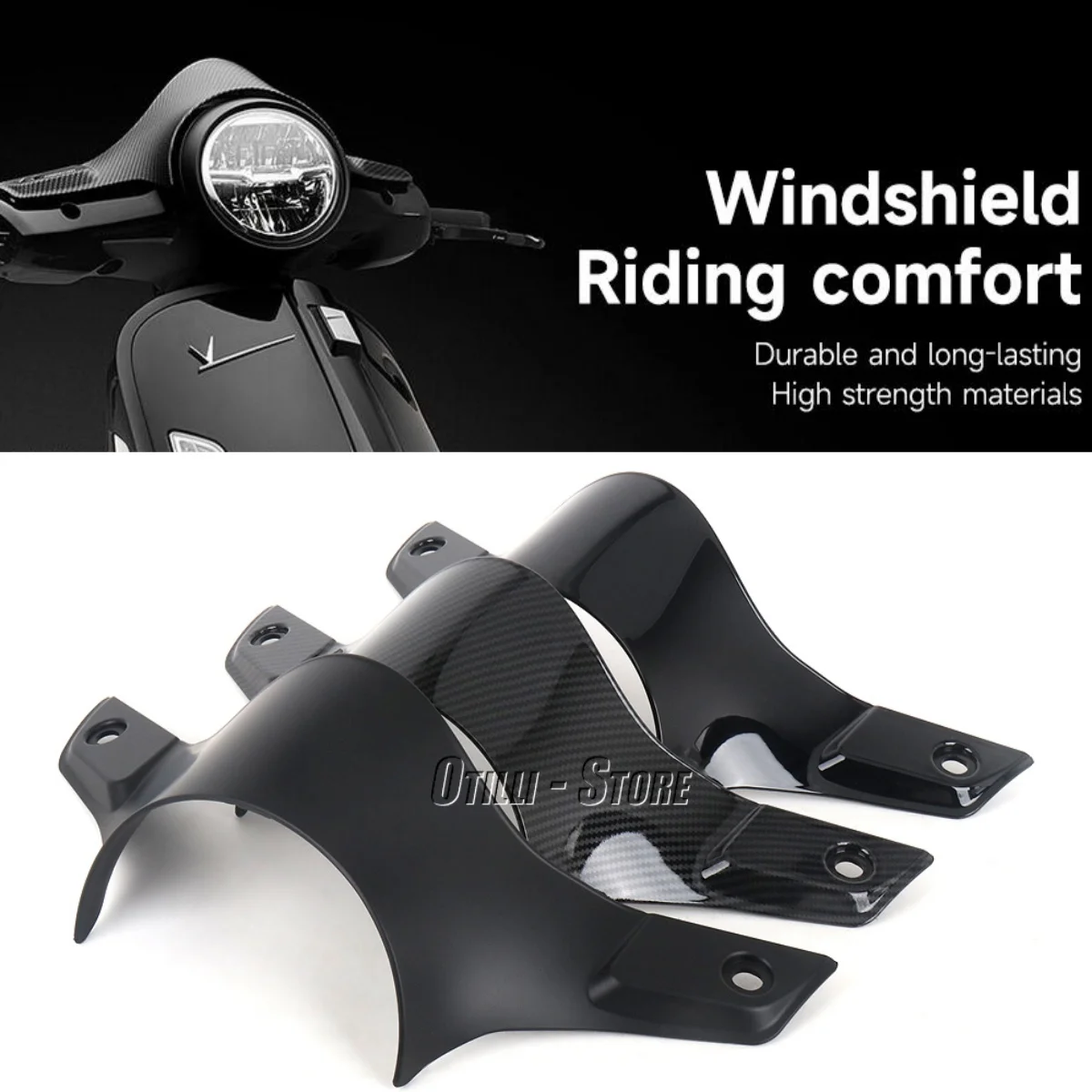 

Новое спортивное лобовое стекло для мотоцикла, 4 цвета, дефлектор ветра, защита ветрового стекла для Vespa GTS 300 gts 300 Super GTS300 2023 2024