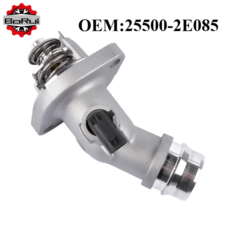 

OEM 25500-2E085 255002E085 термостат охлаждающей жидкости в сборе для Kia Soul 20-22 Hyundai Elantra 2017-2020