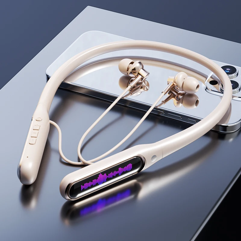 EARDECO Sport Bluetooth Headphone 80 Hours Playback Wireless Headphones Bass Stereo Neckband Phone Headphone Headset with Mic