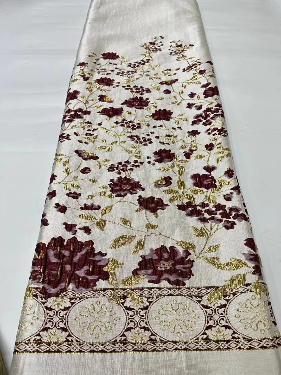 Brocado Nigeriano Jacquard Organza Tecido De Renda, De Alta Qualidade, Africano, Francês, Net, Festa De Casamento, NJ5779, 2023