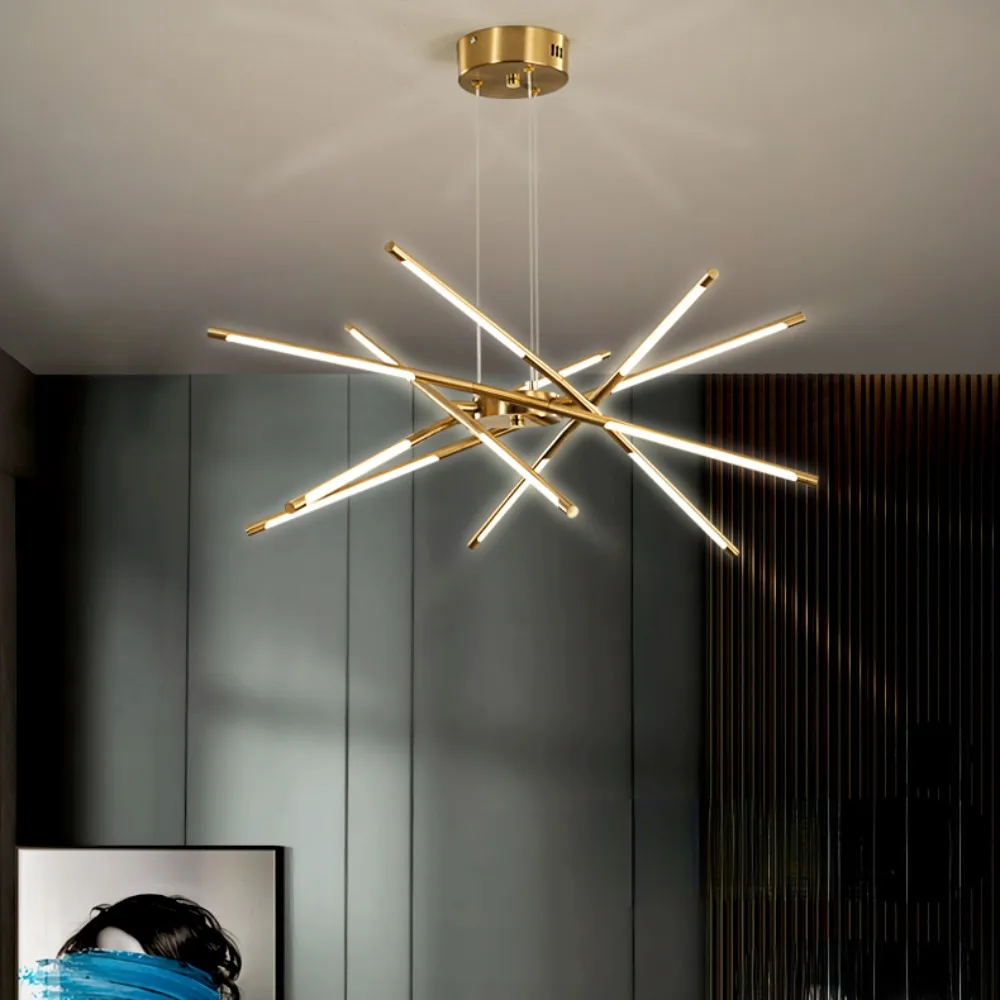 Modern Led Chandelier Remote Control for Living Room Dining Room Bedroom Kitchen Ceiling Pendant Light Design Suspension Lamp