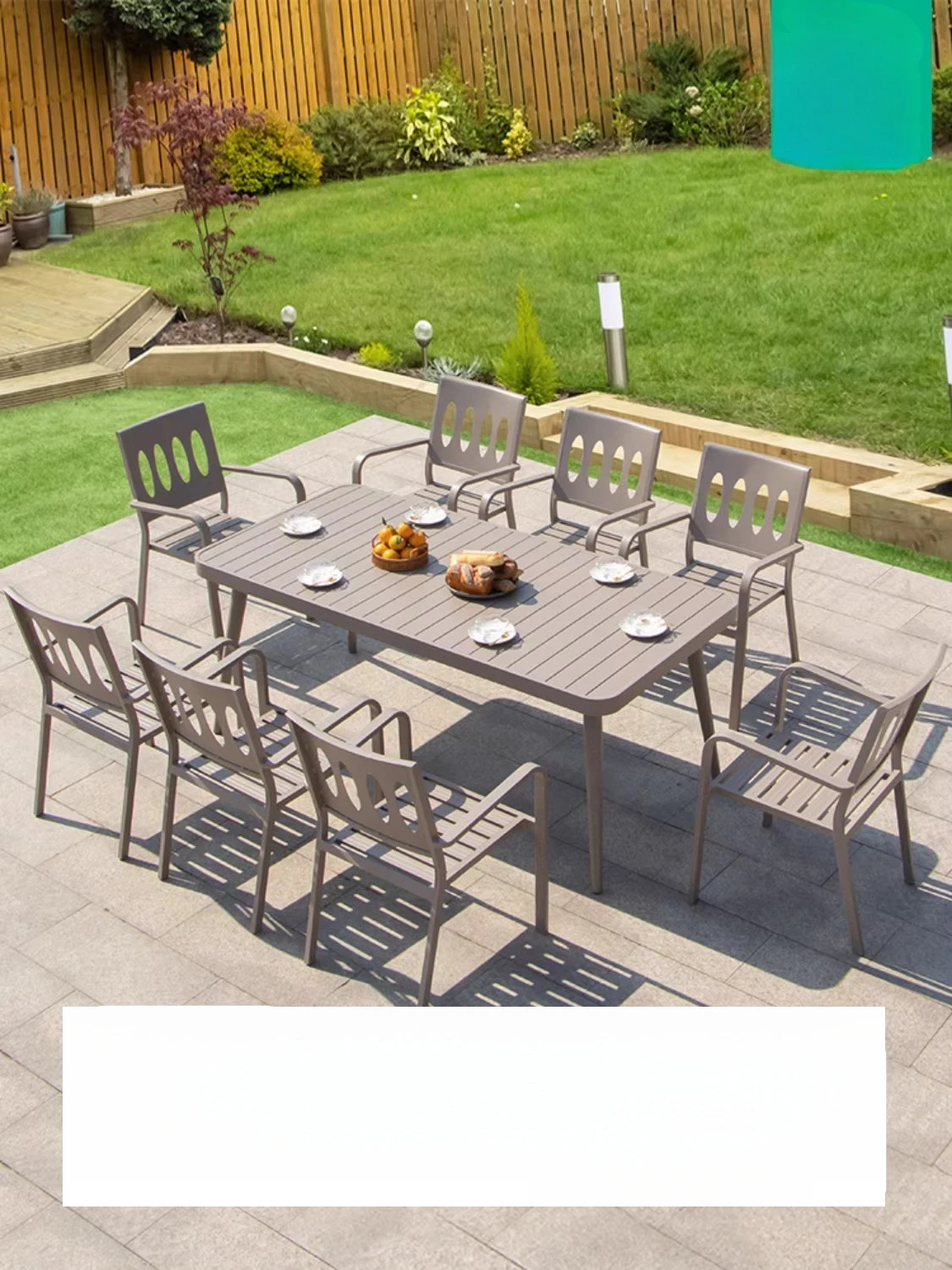 

Outdoor all-aluminum tables and chairs courtyard outdoor tables and chairs sun room garden leisure balcony coffee milk tea shop