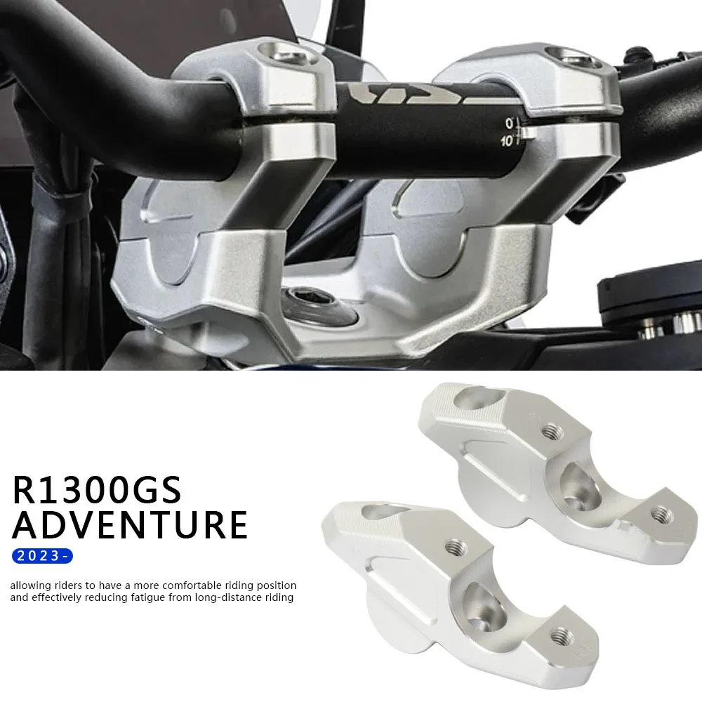 

For BMW R 1300 GS R1300gs Motorcycle Handlebar Riser Bar Mount Handle Clamp Kit R1300GSA R1300GS Adventure 2023-2025