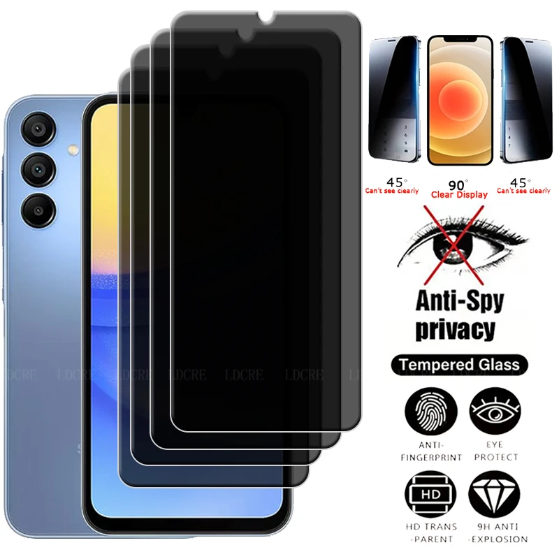 3Pcs Privacy Glass … - image