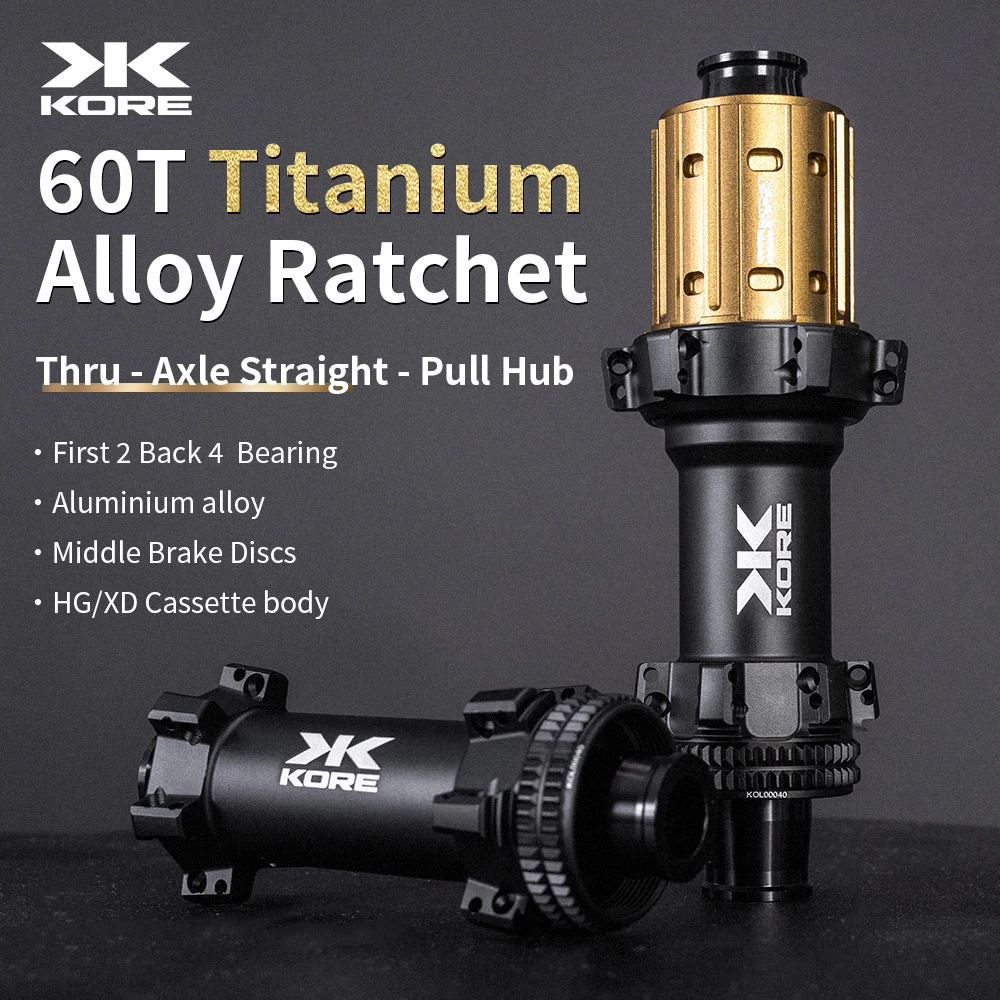 KORE Lager Rennrad Nabenset Ratsche Steckachse 1948 - Pull Racing Nabe 24xtacher Fahrradzubehör