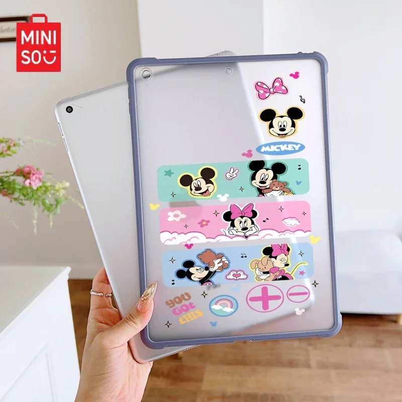 

Miniso DisneyPattern purpleTransparent ipad case,suitable for ipad Pro 6/M4,Air3/5,Mini6,ipad 6/10,8.3/9.7/10.5/12.9/10.9/11inch