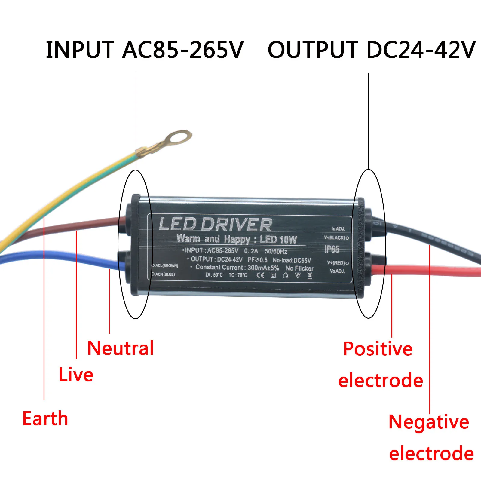 LED Driver 5W 10W 20W 30W 40W 50W 1500mA Power LED Driver light Transformer IP65 Waterproof Adapter for Supply Floodlight DIY