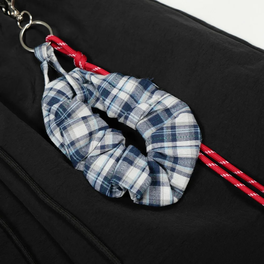 قلادة تزيين مرونة الخصر واسعة الساق الجرونج كبيرة الحجم السراويل البضائع القوطية بنطلون للنساء Grils الشارع الشهير الشتاء الربيع