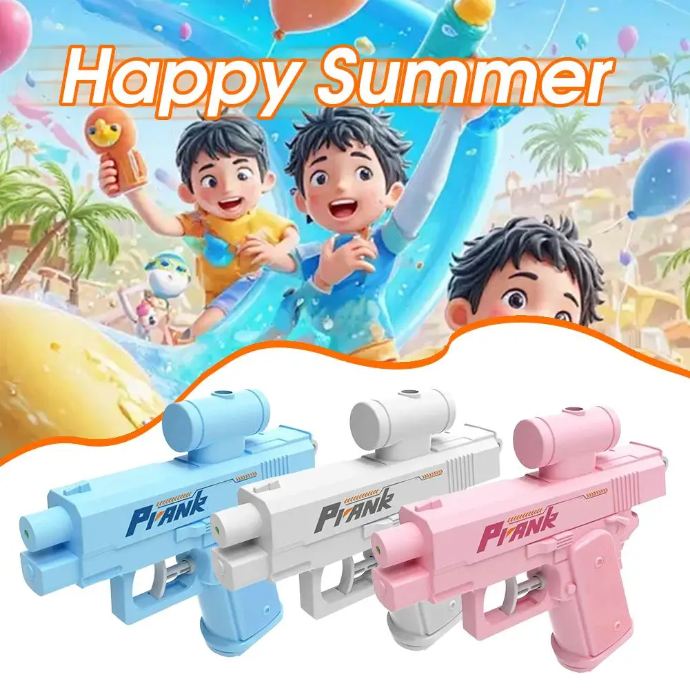 مسدس رش مائي على الوجهين - نمط مسدس صغير سريع النار للأطفال، لعبة مائية صيفية لحمام السباحة على الشاطئ في الهواء الطلق #1