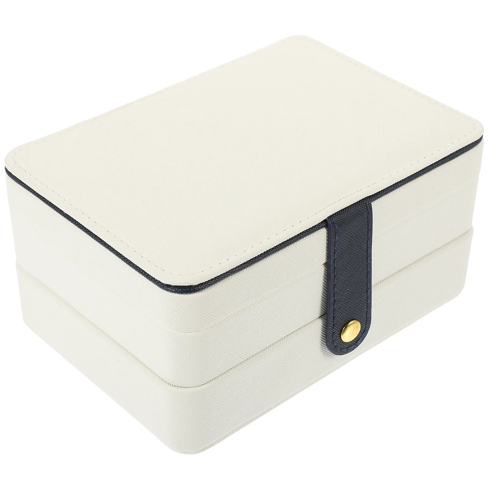 Multilayer Large Capacity Jewelry Storage Box for Earrings Necklaces Rings Bracelets Organized Display Travel Home Use