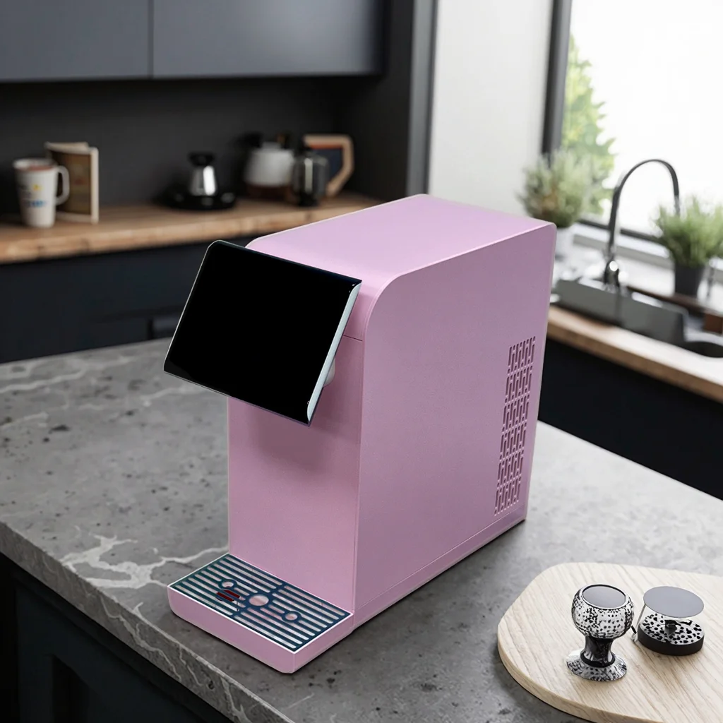 New Design Electric Instant Hot Water Dispenser Desktop RO Filter Purifier System for Household Hotel Use Plastic Housing