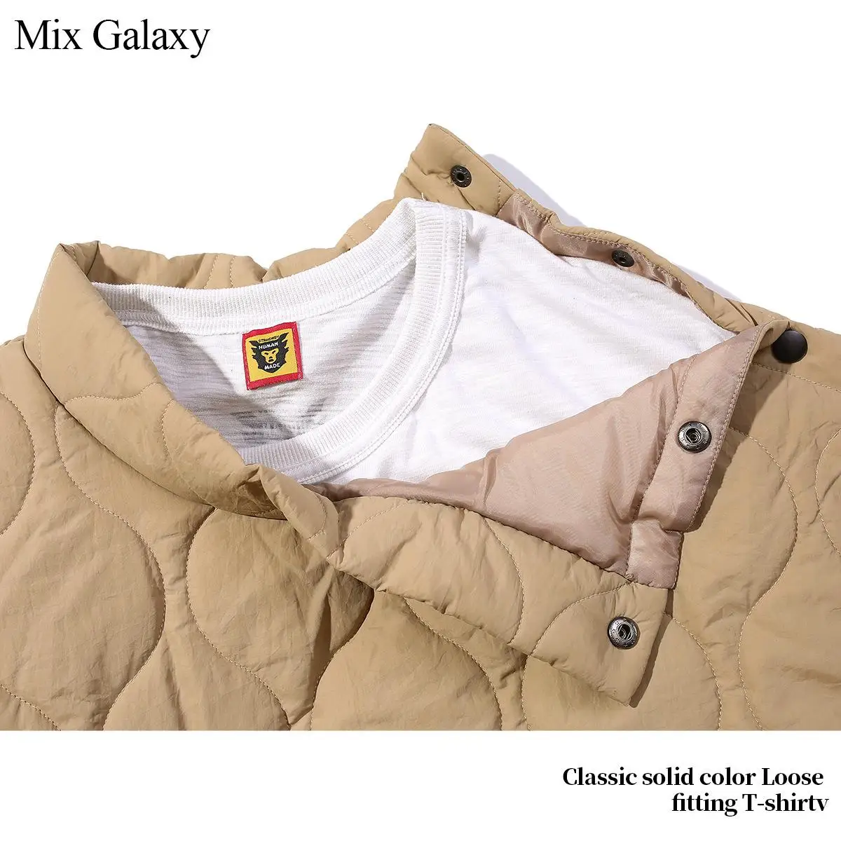 

MIX мужская японская рабочая одежда в стиле ретро, стеганая хлопковая куртка с короткими рукавами и высоким воротником, осенне-зимняя повседневная куртка, топ