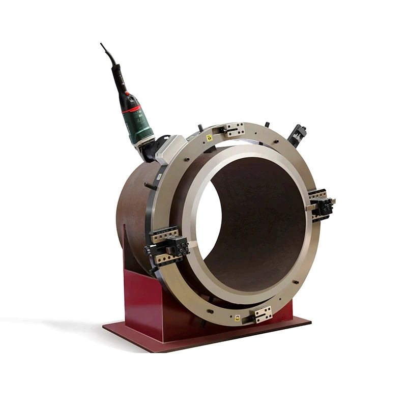 Portable On-site Pipeline Processing Equipment External Card-type Pipe Cutting Beveling Machine for On-site Pipeline Maintenance