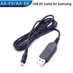AA-E9 AA-E8 USB DC Cable for Samsung AA-E8 AA-E7 AA-E6A AD44-00101A 00091A VP-DX200(I) VP-DX2050 VP-DC175WB