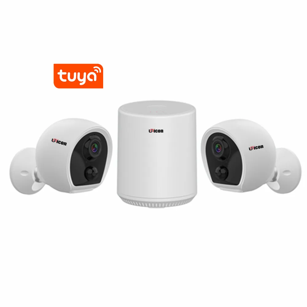 1080P CCTV مراقبة لوحة طاقة شمسية بطارية قابلة للشحن تعمل بالطاقة WiFi كاميرا 9 بوصة LCD Kit #3