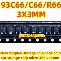 93C66 C66 R66 MSOP8 New Original storage chip code chip car storage chip micro 3X3 volume