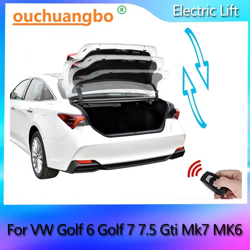 Elektryczny podnośnik klapy bagażnika Ouchuangbo do VW Golf 6 7 7.5 Gti Mk7 MK6 Automatyczne otwieranie klapy bagażnika Zestaw inteligentnego otwierania amortyzator