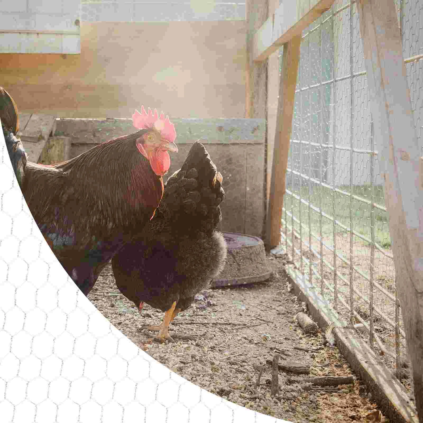 Livestock Wire Net Decorative Mesh Outdoor Animal Enclosure Chicken Fence Hexagon