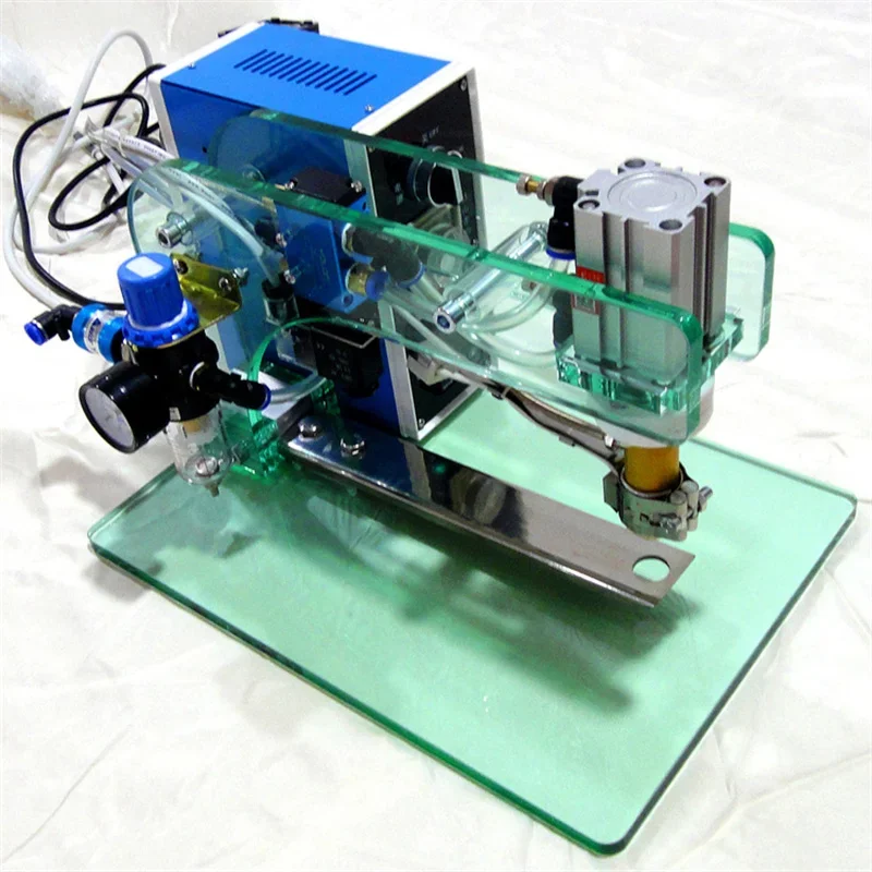 Semi Automatic For 110V 220V Coffee Valve Applicator Machine For One Way Degassing Valve