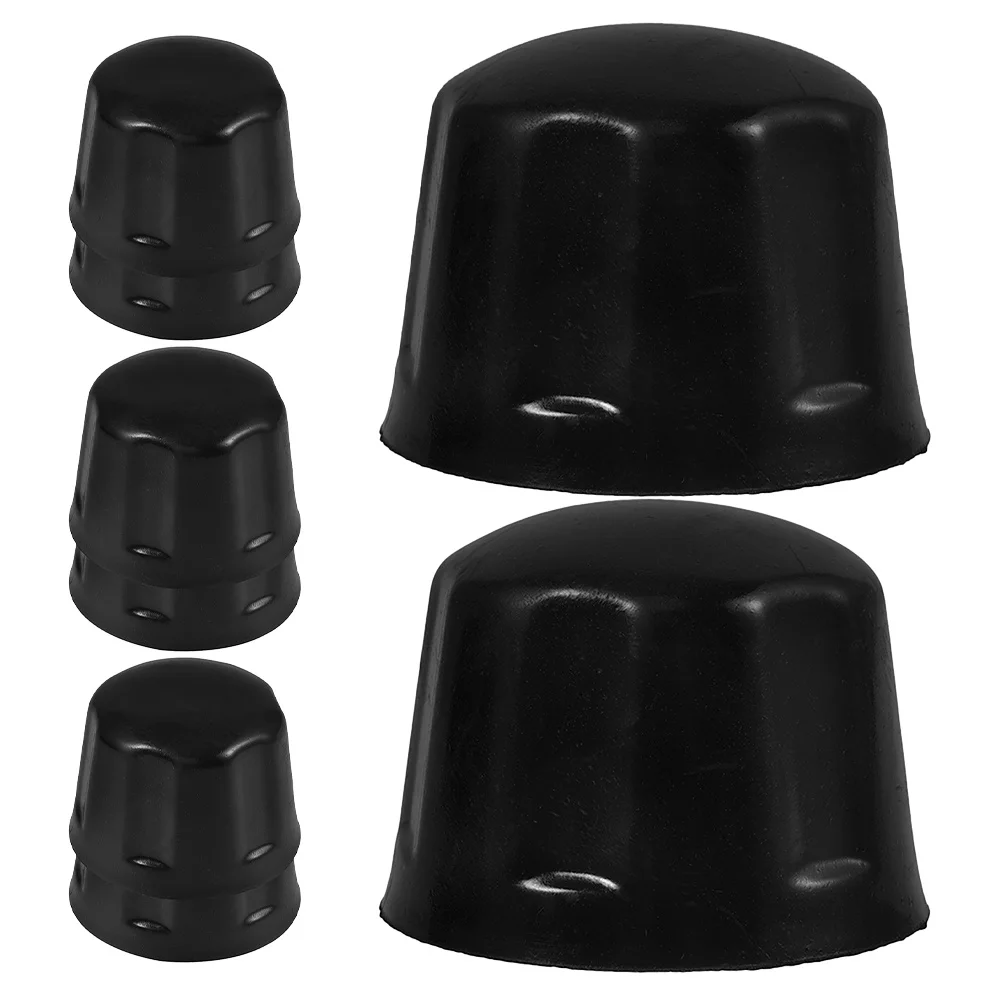 8pcs Rubber Atv Wheel Rim Caps 110-250Cc Dustproof For Beach Sand Mud Roads Tire Hub Covers Golf Carts Go-Karts Atv Accessories