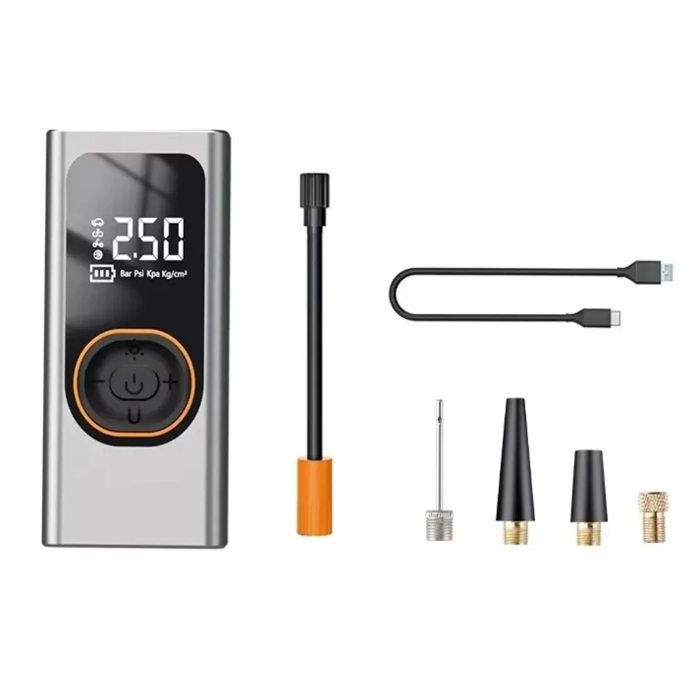 

Высокоточный беспроводной мини-накачиватель шин со светодиодной подсветкой SOS, воздушный насос, ручной портативный воздушный компрессор