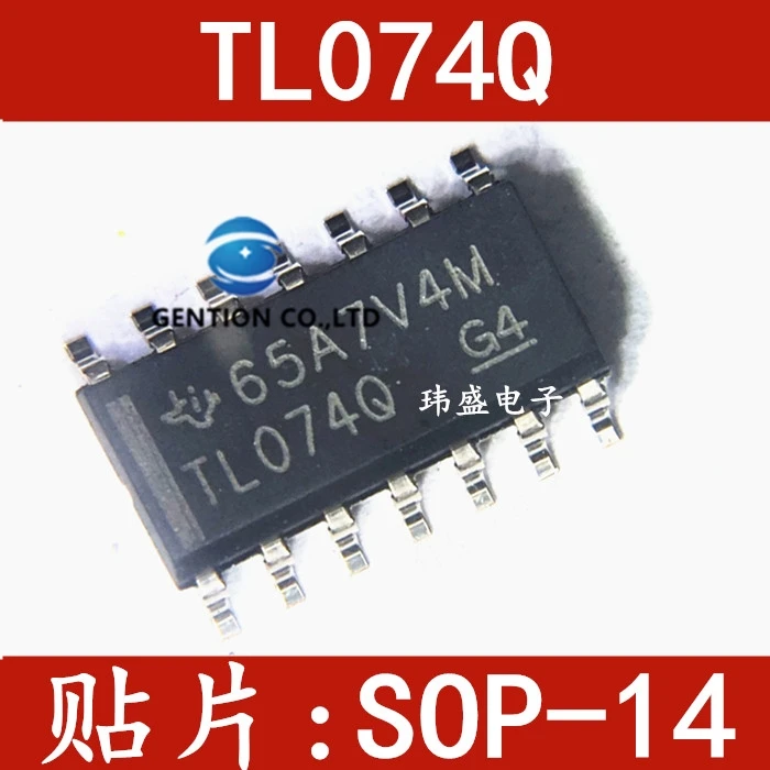 

10PCS TL074QDREP TL074Q SOP-14 J-FET amplifier IC in stock 100% new and original