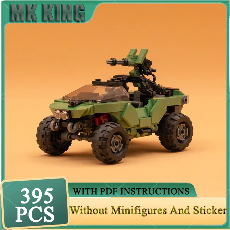 

Moc Building Bricks Halo Infinite - Warthog Model Technology Modular Blocks Truck Model Gift Christmas Toy DIY Sets Assembly
