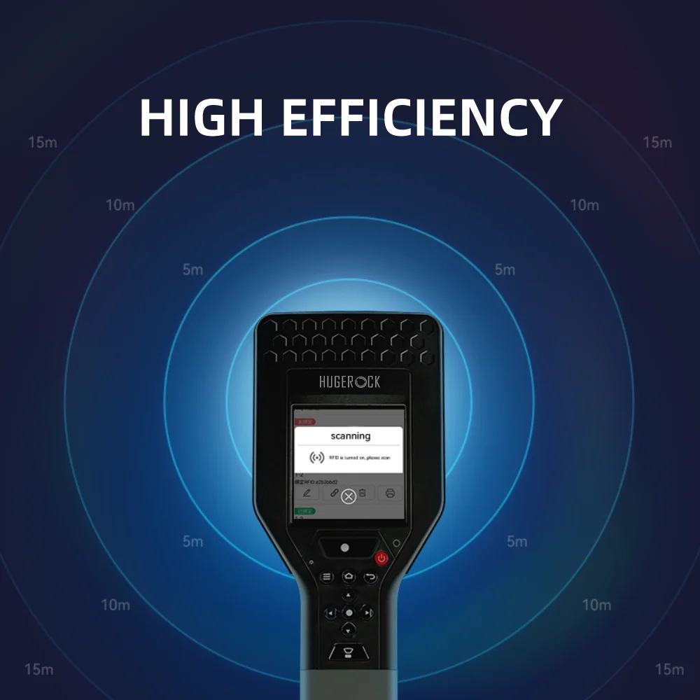 R30A 3.1 Inch WiFi GSM NFC Remote RFID Reader 1D/2D Barcode Scanner Android 13 Rugged Handheld Data Collector in Stock
