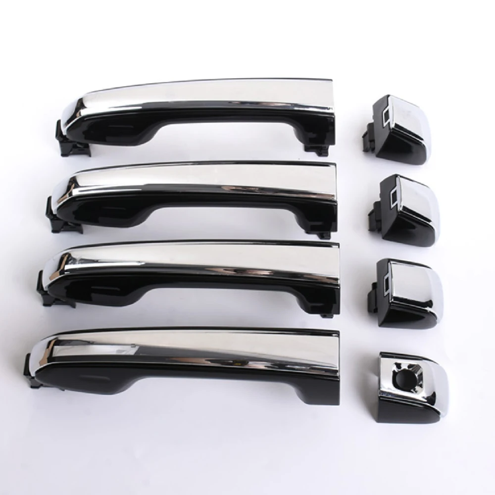 ALL BLACK Hand in hand FOR GX460 GX400 2008-2021 Model Car  Door Handles  for  LX570  2016 2020