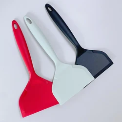 Silicone Spatula Pancakes Shovel Omelette Spatula Turner for Eggs Fish Pancake Non Stick Wide Soft Pizza Shovel Kitchen Scraper