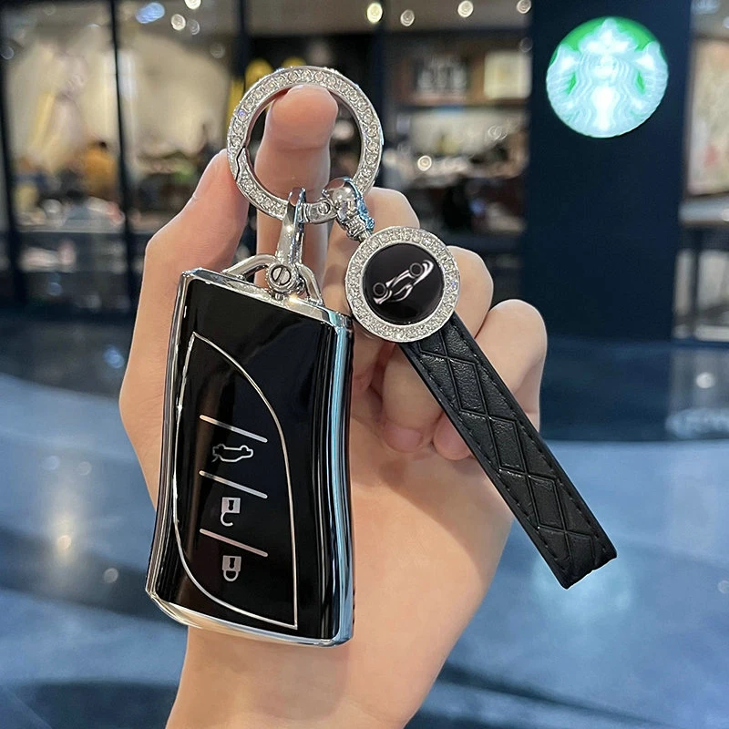 

TPU Car Remote Key Case Cover For Lexus UX250 UX260 Es Es350 UX200 UX250h ES200 ES300h ES350 US200 US260h 2018 - 2020 Keychain