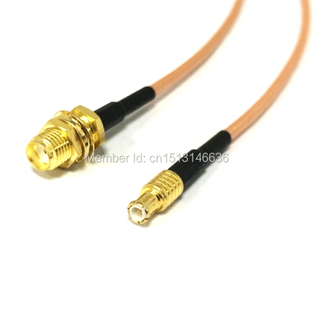 New SMA Female Jack to MCX Male Plug Straight RG316 Coaxial Cable Pigtail 15cm 6inch for Wireless Antenna