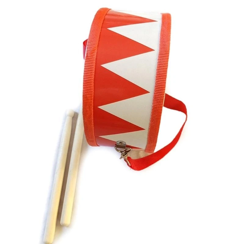 Childrens Percussion Instrument Double Sided Drum Kids Drum Toy Educational Musical Toy Cartoon Children Drum Toy