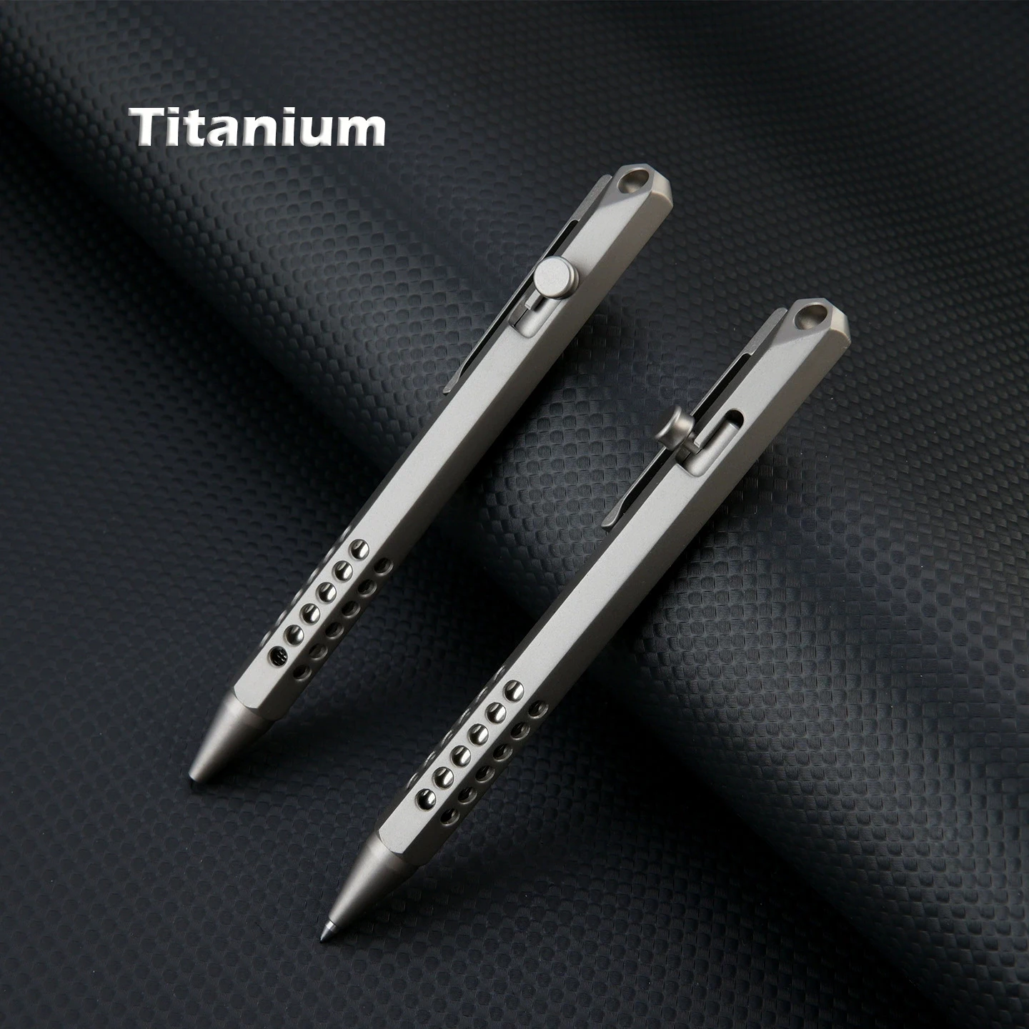 Titanium Alloy Hexagonal Bolt Pen Portable Business Writing Multi-functional Outdoor  Traveling Office EDC Tools  Ballpoint Pen