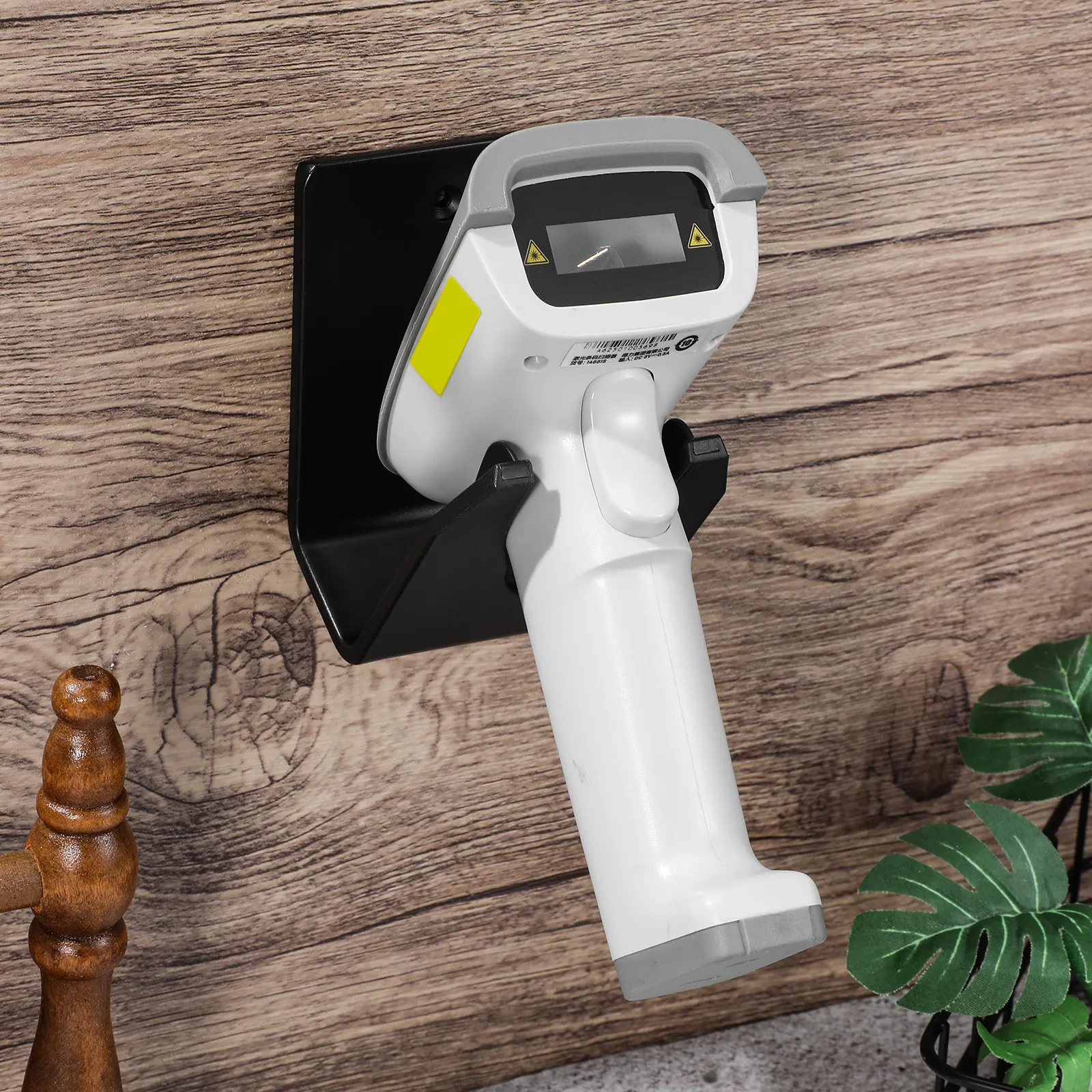 

1Set Scanning Barcode Stand Universal Fit Holder for Handheld Barcode Reader Desk Mount Plastic Bracket Efficient Design