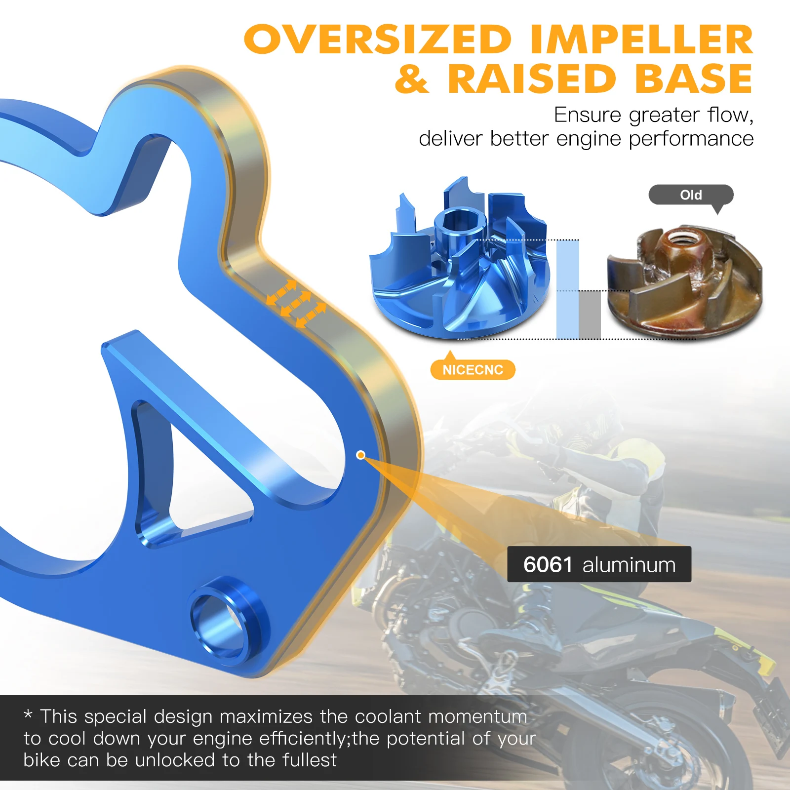 Motorcycle Water Pump Cooler Impeller Spacer Guard Cover Kit For Husqvarna TE300 TE 300 250 150 2024 TX TC 300 250 125 2023-2024